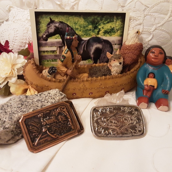 VTG. TE EXPRESS SOLID BRASS RAILROAD BELT BUCKLE - Picture 16 of 16